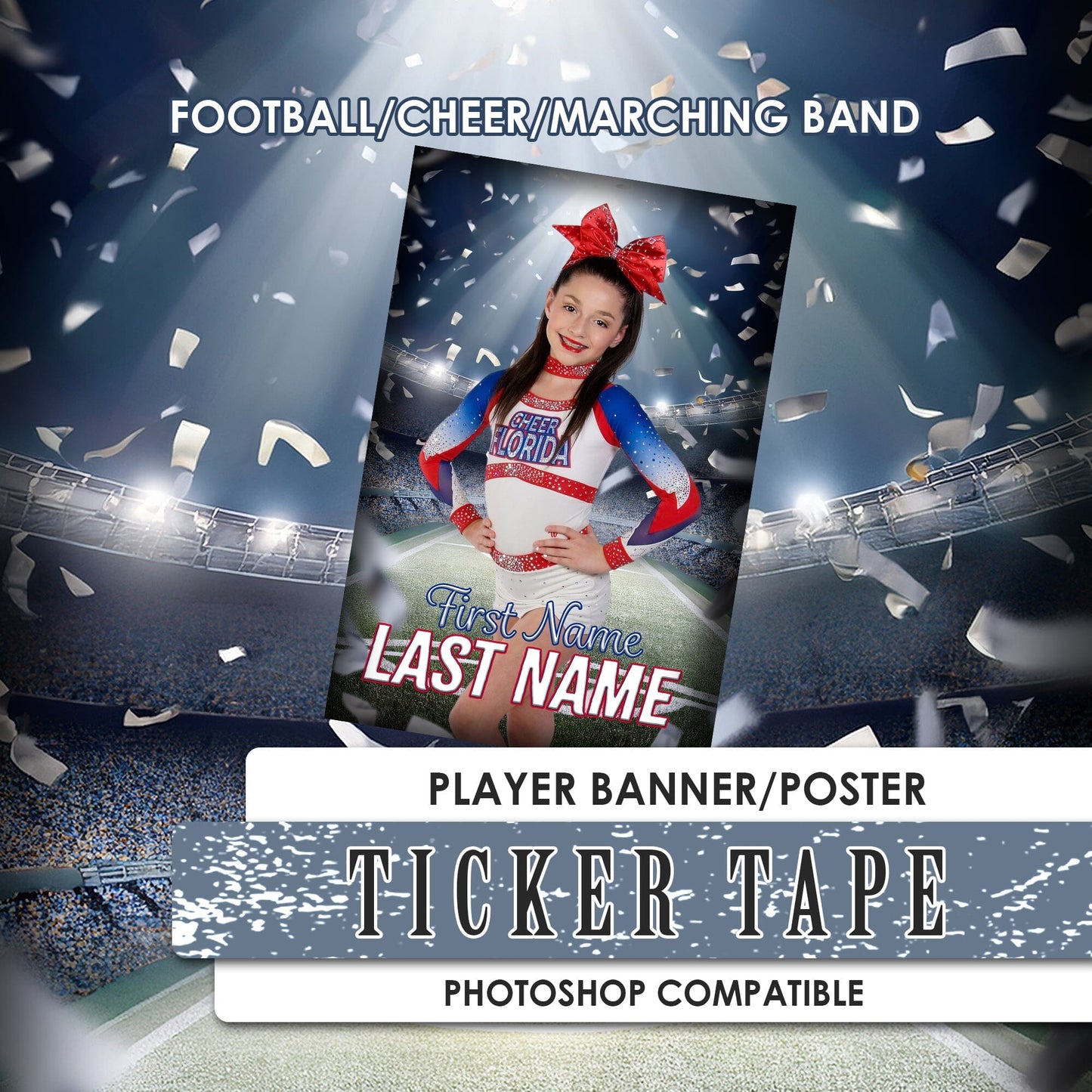 Ticker Tape - 2:3 Ratio Player Poster/Banner