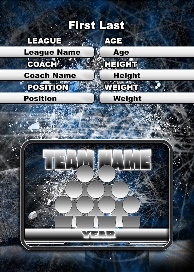 Blueliner GreenScreen Team & Individual Template Package-Photoshop Template - PSMGraphix