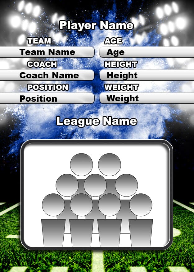 Illumination Football Traditional Team & Individual Graphics-Photoshop Template - PSMGraphix