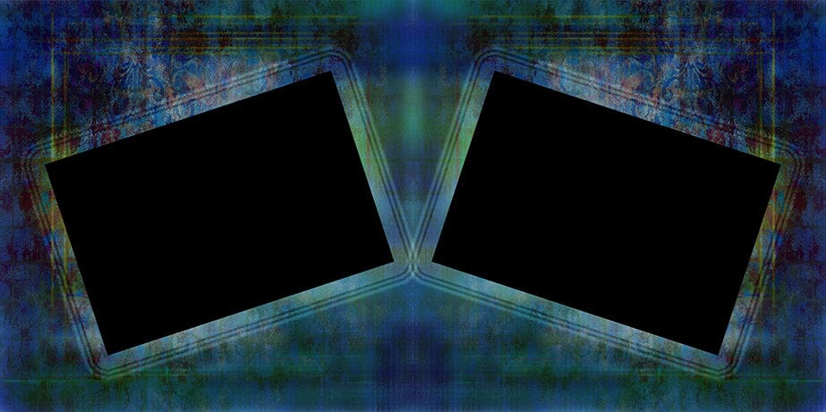 Traditional Blue Album-Photoshop Template - PSMGraphix