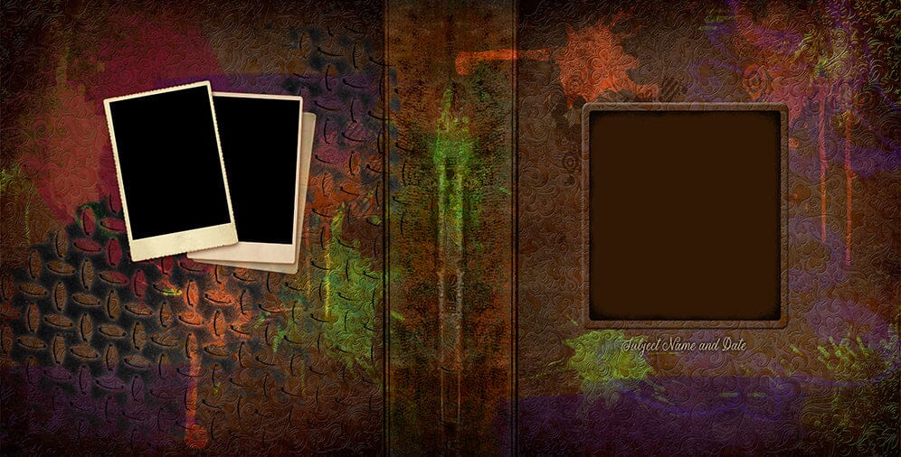 Urban Textures Album-Photoshop Template - PSMGraphix