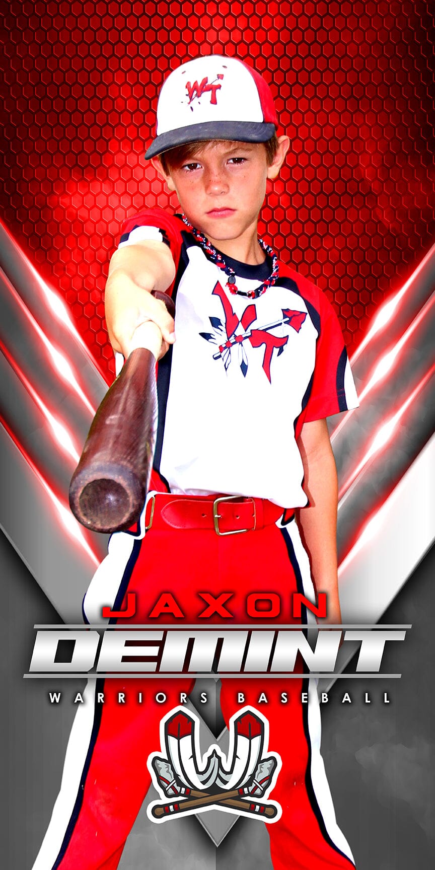 VICTORY - 1:2 Ratio INDIVIDUAL Photoshop Template RIPPED-Photoshop Template - PSMGraphix