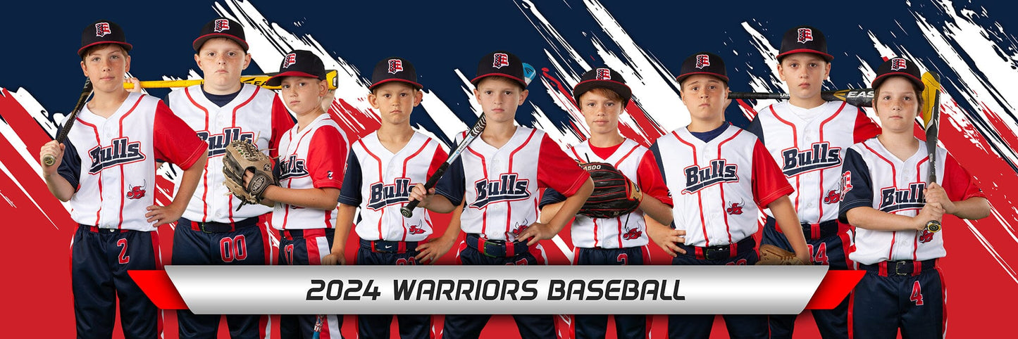 1:3 Ratio TEAM PANORAMIC Photoshop Template - Shredded-Photoshop Template - PSMGraphix