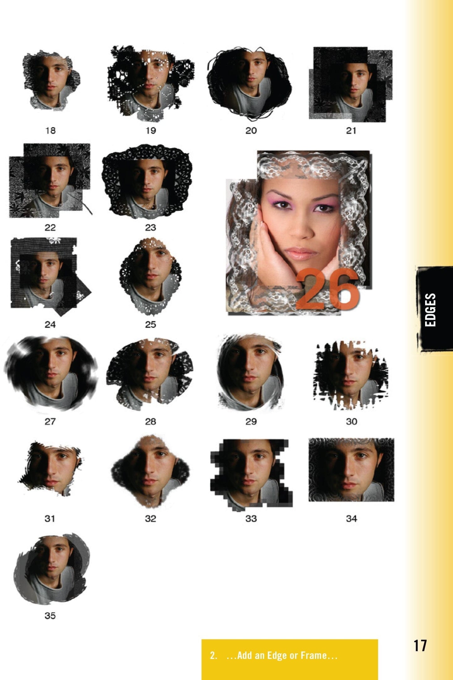 Photo Edge Library - Bundle-Photoshop Template - Graphic Authority