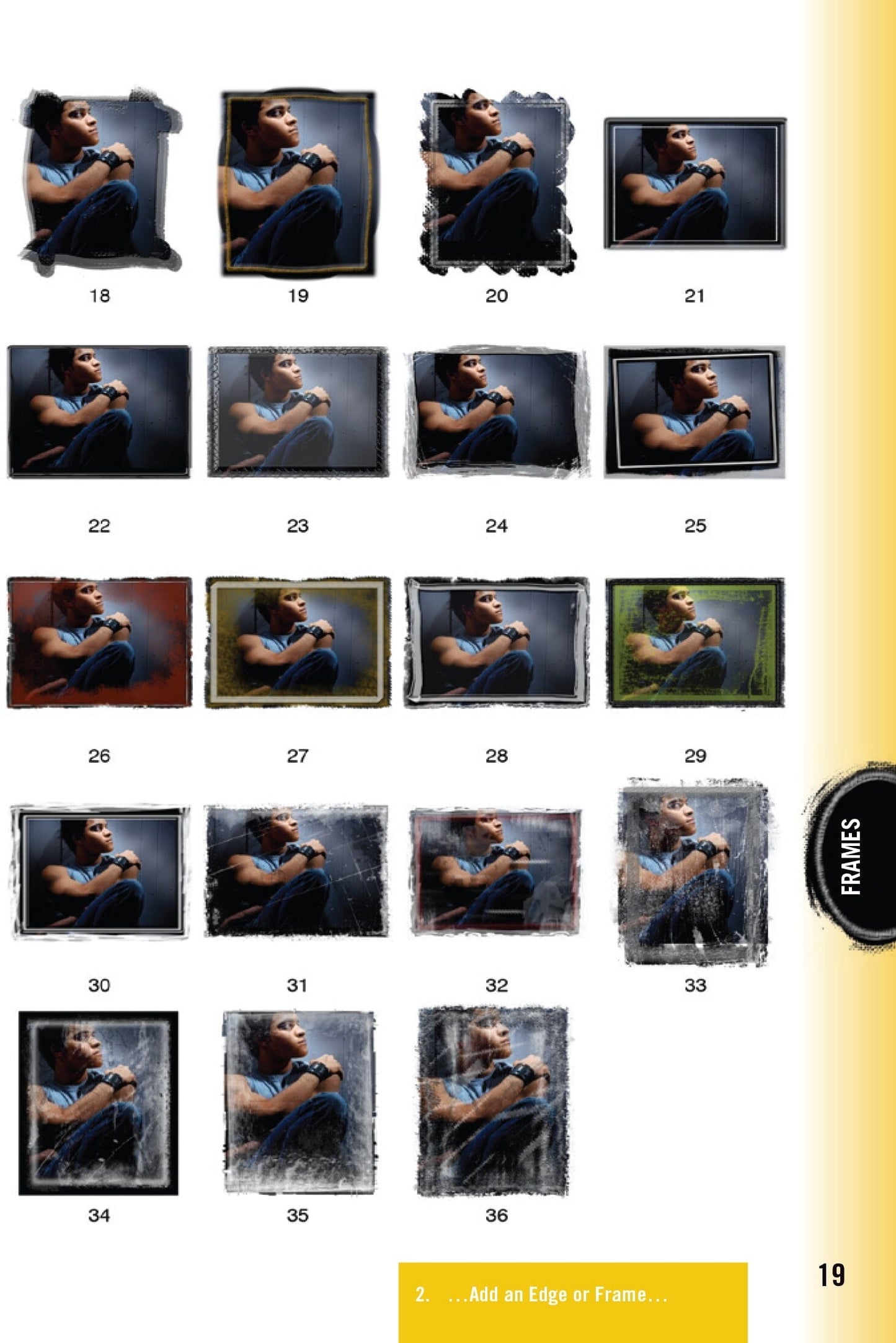 Photo Edge Library - Bundle-Photoshop Template - Graphic Authority