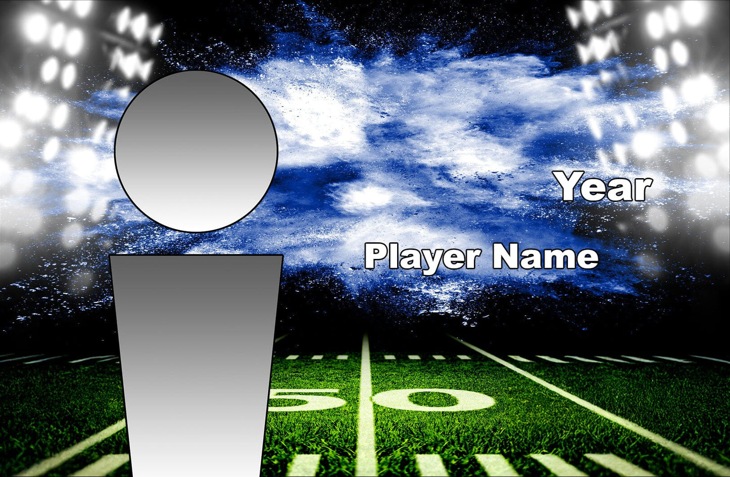 Illumination Football GreenScreen Team & Individual Graphics-Photoshop Template - PSMGraphix