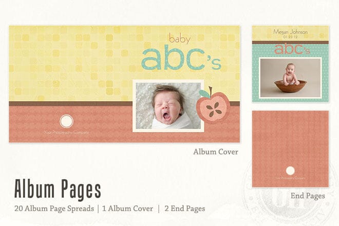 A is for Apple - Bundle-Photoshop Template - Graphic Authority