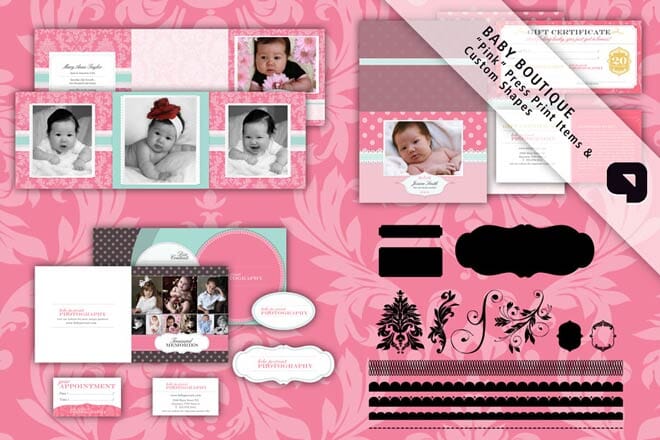 Baby Boutique - Bundle-Photoshop Template - Graphic Authority