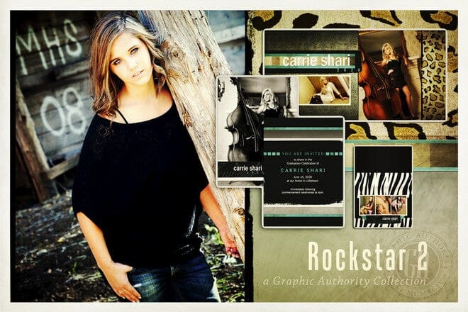 Rockstar 2 - Bundle-Photoshop Template - Graphic Authority