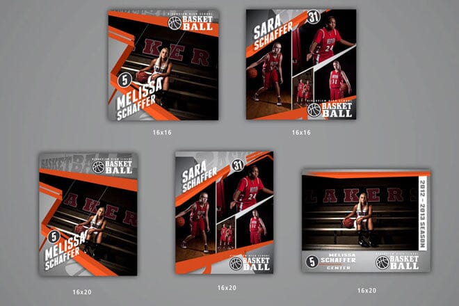 Sports Templates - Bundle-Photoshop Template - Graphic Authority