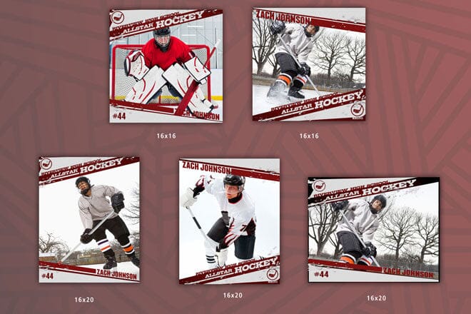 Sports Templates - Bundle-Photoshop Template - Graphic Authority