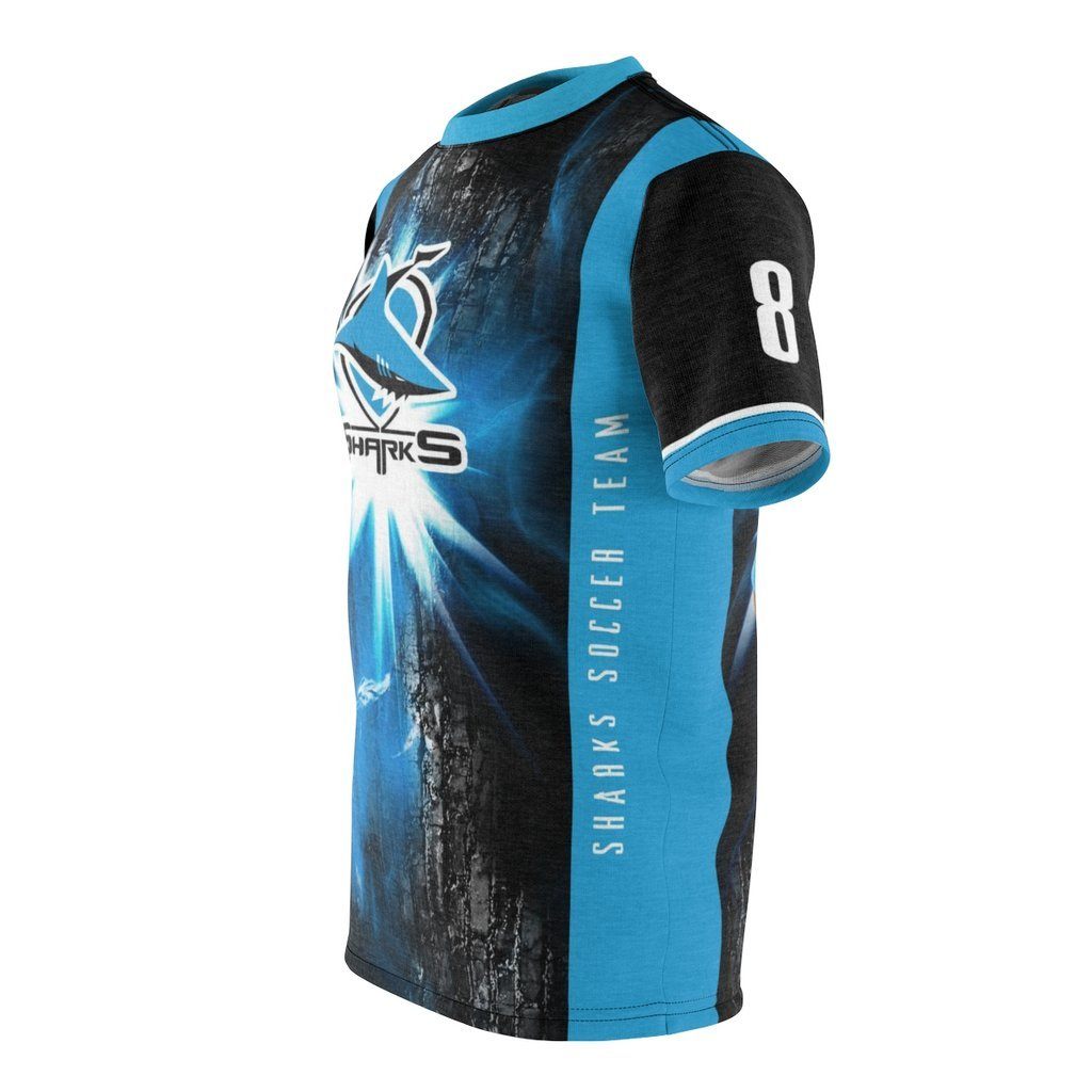 Light Rays - V.3 - Extreme Sportswear Cut & Sew Shirt Template-Photoshop Template - Photo Solutions