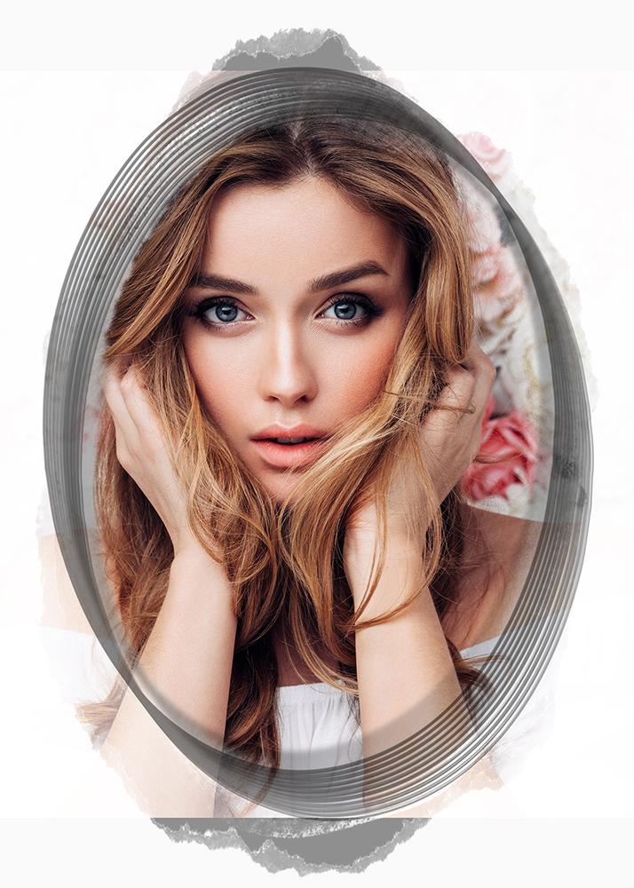 Photo Edge Library - 5x7 Photo Frames - Frame Elements-Photoshop Template - Graphic Authority