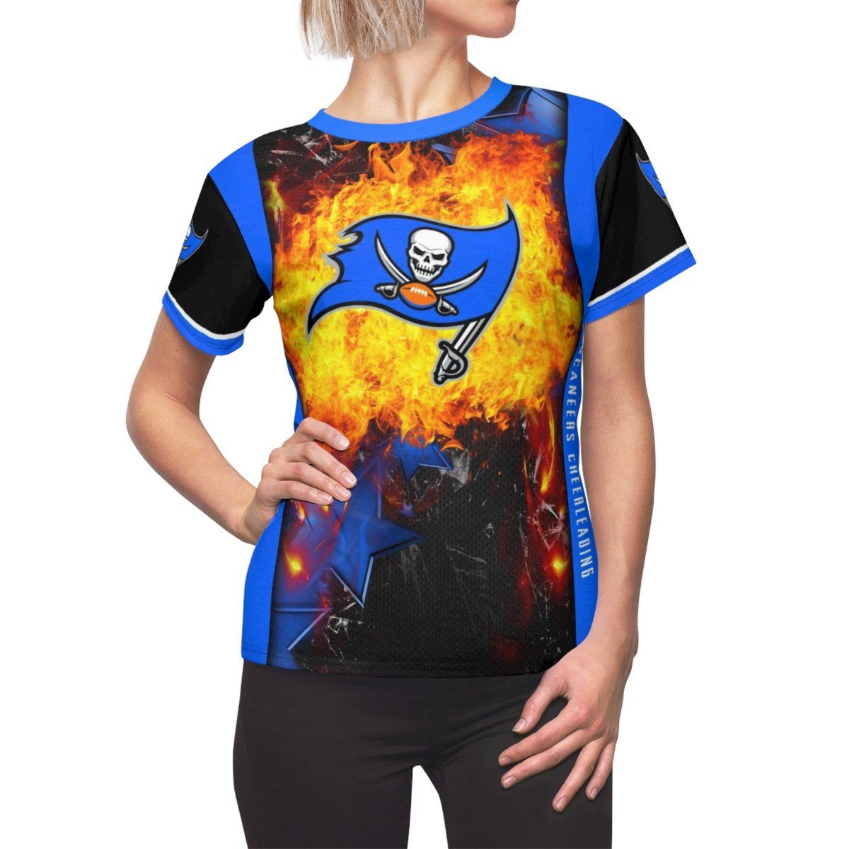 Stars - V.3 - Extreme Sportswear Women's Cut & Sew Template-Photoshop Template - Photo Solutions
