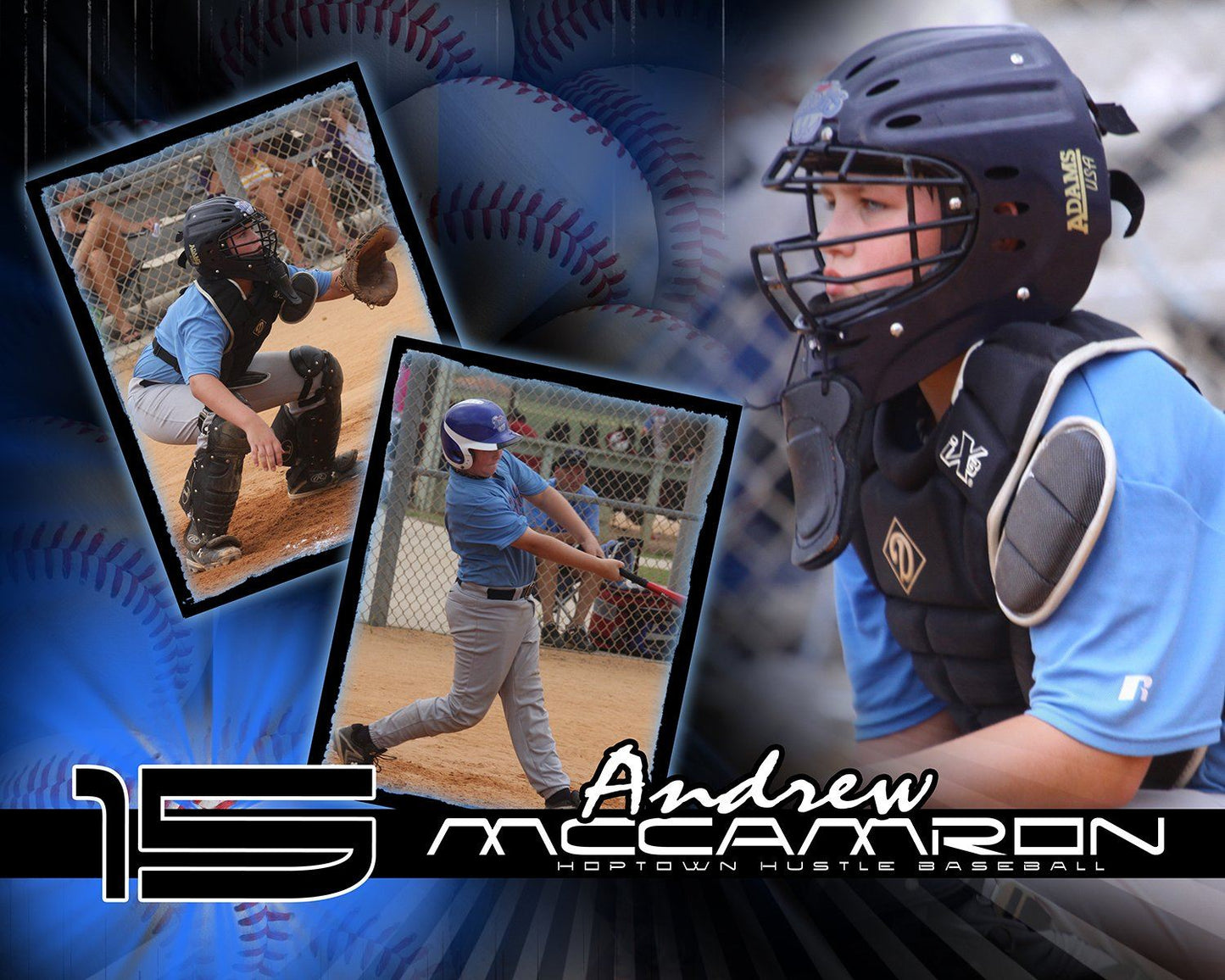 Baseball v.5 - Action Drop In Poster/Banner-Photoshop Template - Photo Solutions