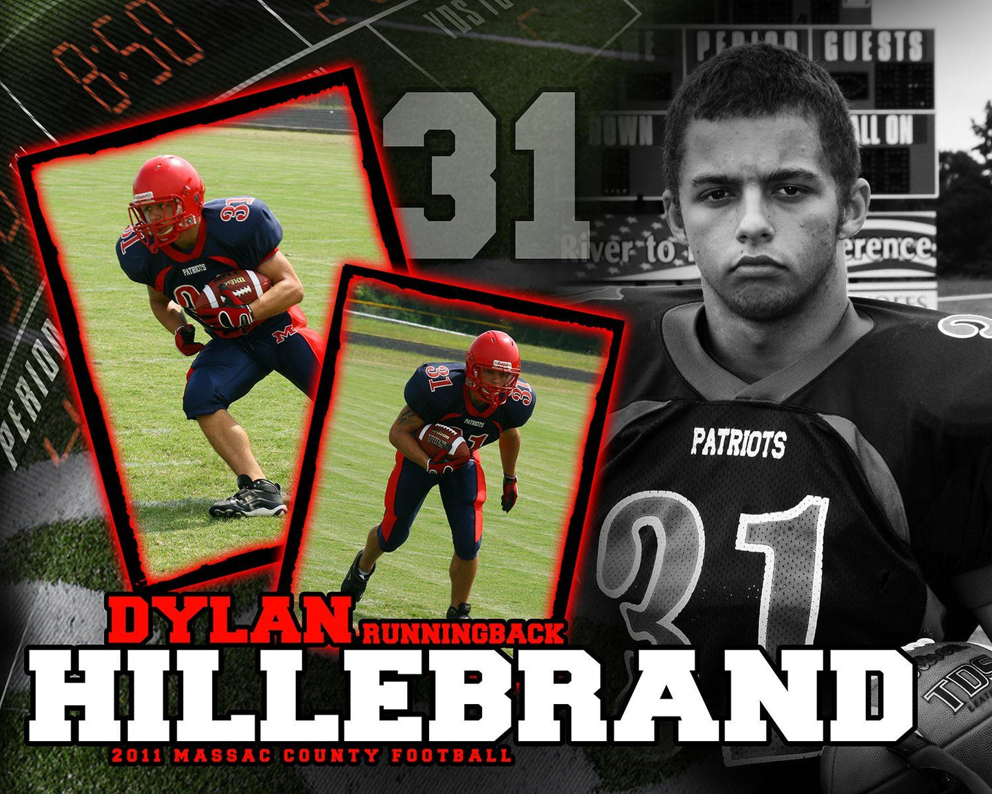 Football v.5 - Action Drop In Poster/Banner-Photoshop Template - Photo Solutions