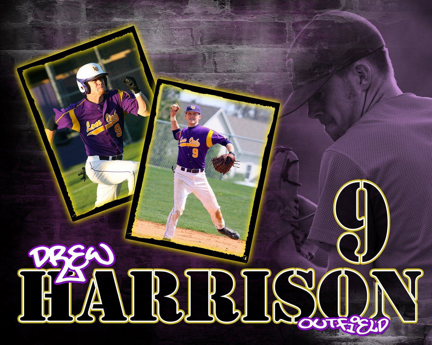 Brick Wall v.1 - Action Drop In Poster/Banner-Photoshop Template - Photo Solutions