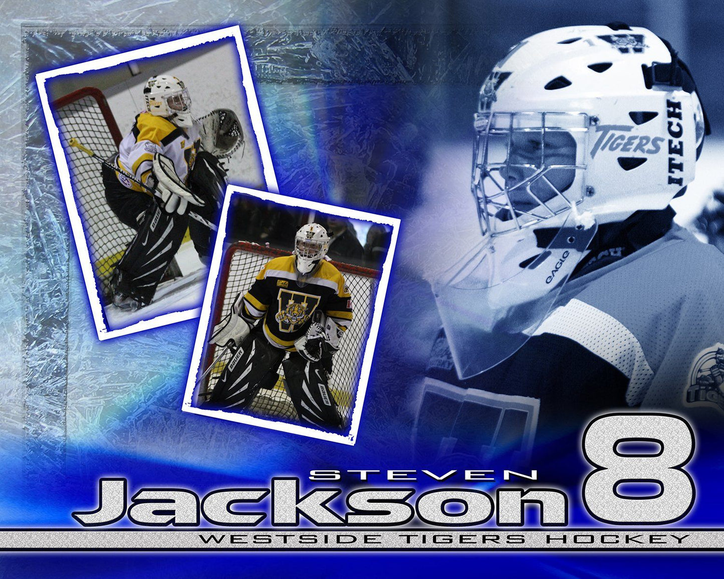 Ice v.1 - Action Drop In Poster/Banner-Photoshop Template - Photo Solutions