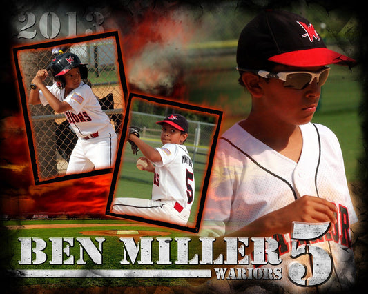 Night Game v.1 - Action Drop In Poster/Banner-Photoshop Template - Photo Solutions