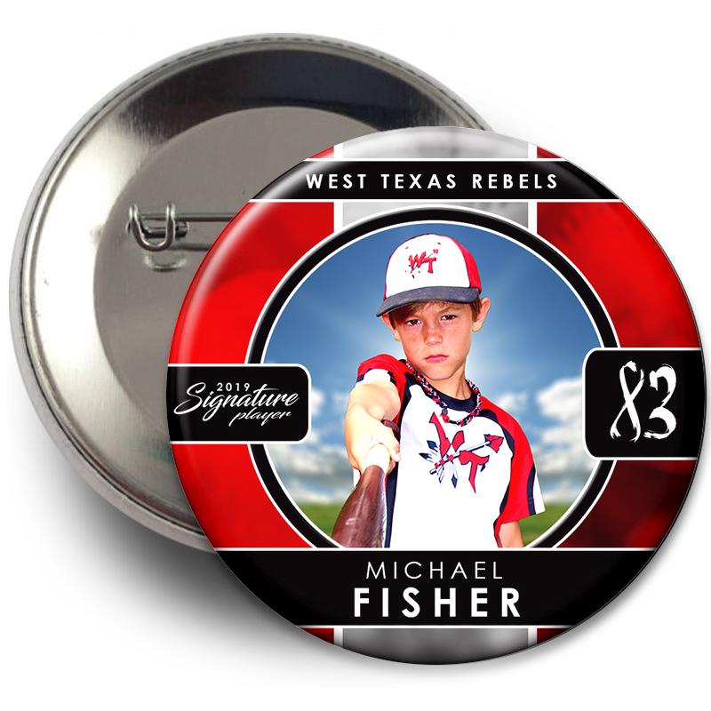 Signature Player - Baseball - V1 - T&I Drop-In Collection-Photoshop Template - Photo Solutions