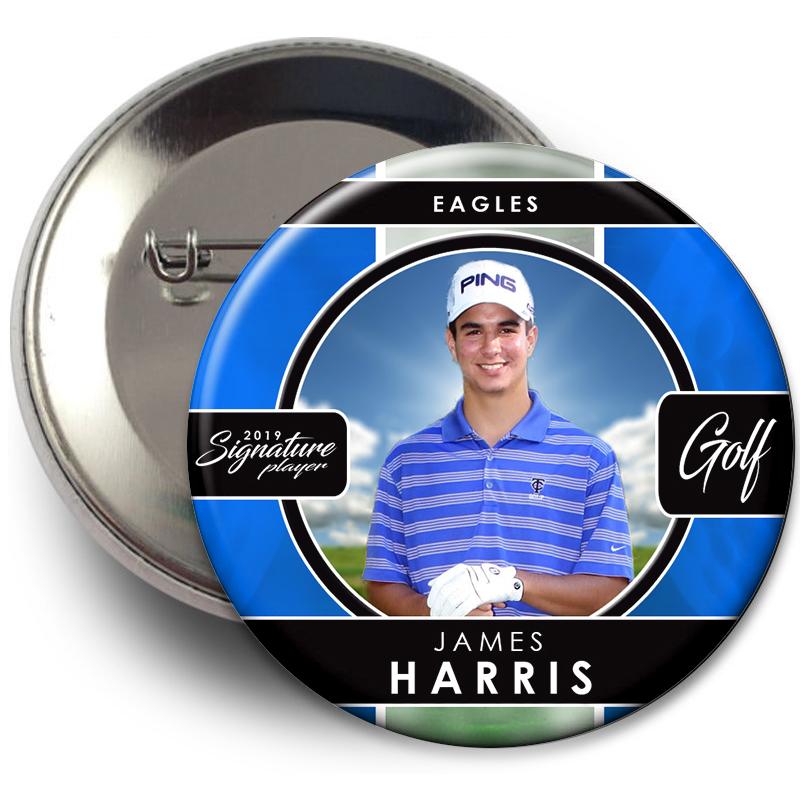 Signature Player - Golf - V1 - T&I Drop-In Collection-Photoshop Template - Photo Solutions