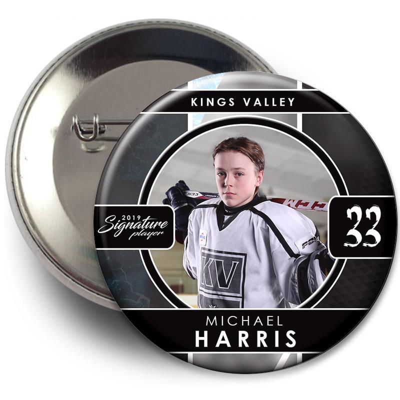Signature Player - Hockey - V1 - T&I Drop-In Collection-Photoshop Template - Photo Solutions