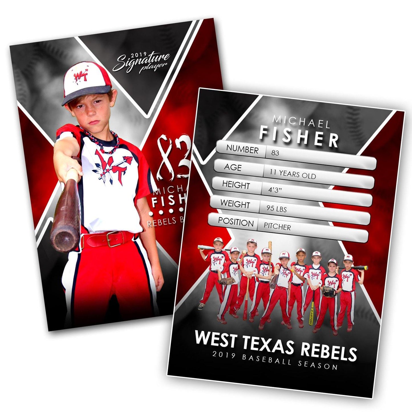 Signature Player - Baseball - V2 - T&I Extraction Collection-Photoshop Template - Photo Solutions