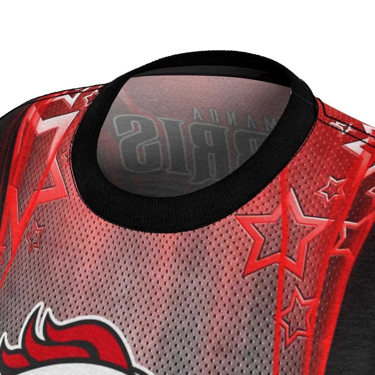 Metal Stars - V.4 - Extreme Sportswear Women's Cut & Sew Template-Photoshop Template - PSMGraphix