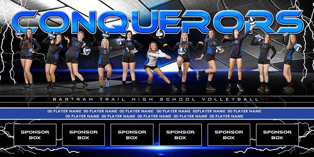 Backsplash v.4 - Team Field Banner-Photoshop Template - Photo Solutions