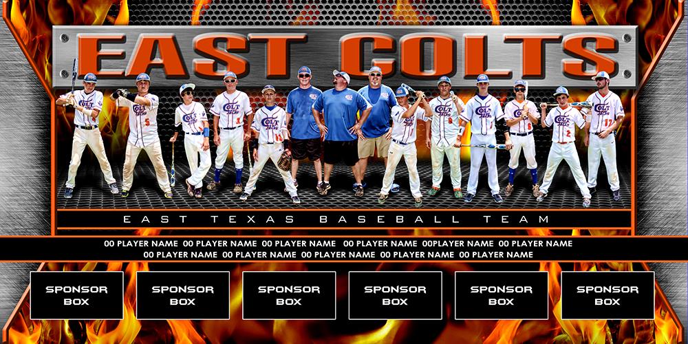 Bracket v.4 - Team Field Banner-Photoshop Template - Photo Solutions