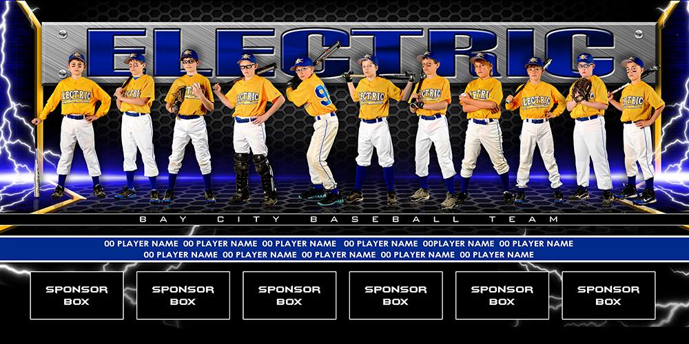 Metaletric v.4 - Team Field Banner-Photoshop Template - Photo Solutions
