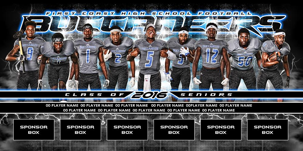 Spark v.5 - Quantum Series - Team Field Banner-Photoshop Template - Photo Solutions