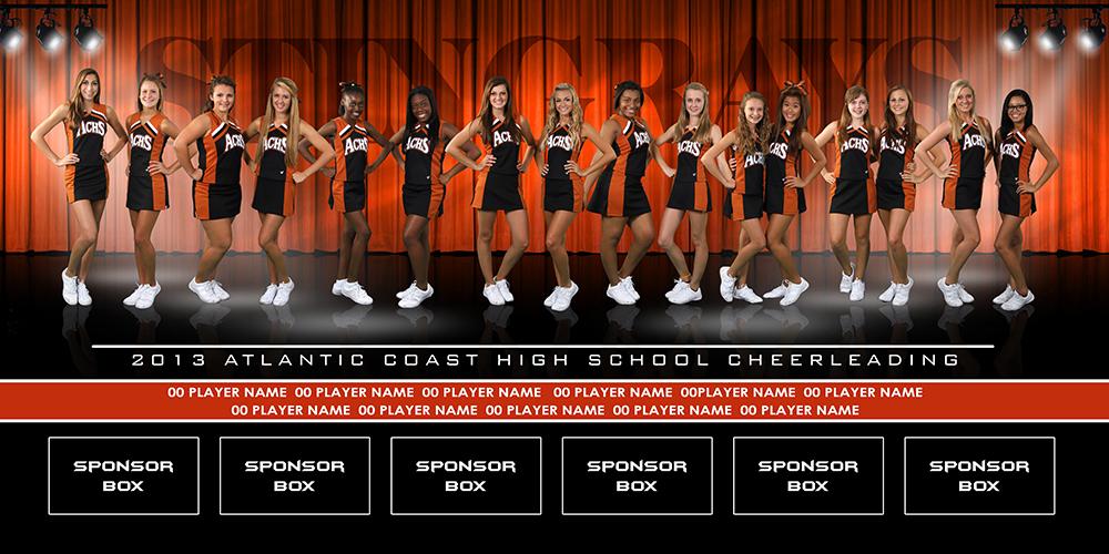 Star Stage v.2 - Team Field Banner-Photoshop Template - Photo Solutions