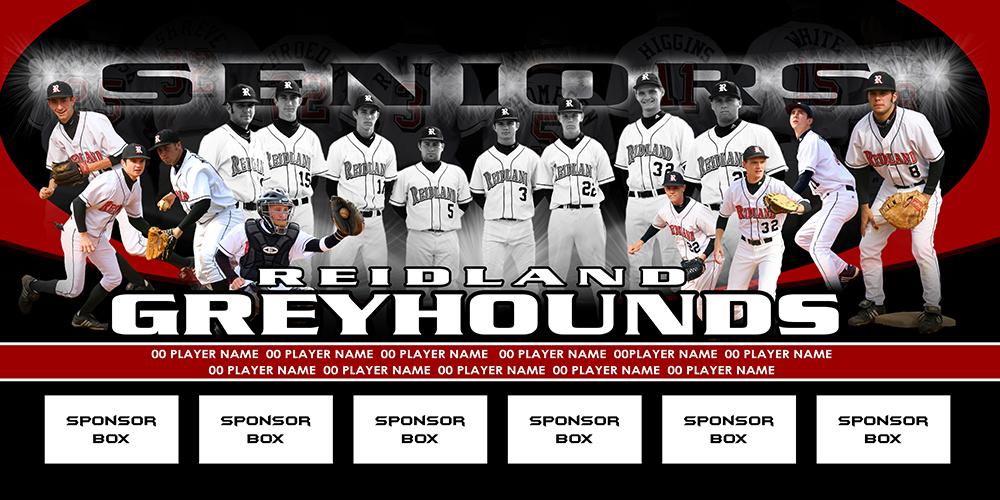 Streak v.1 - Team Field Banner-Photoshop Template - Photo Solutions