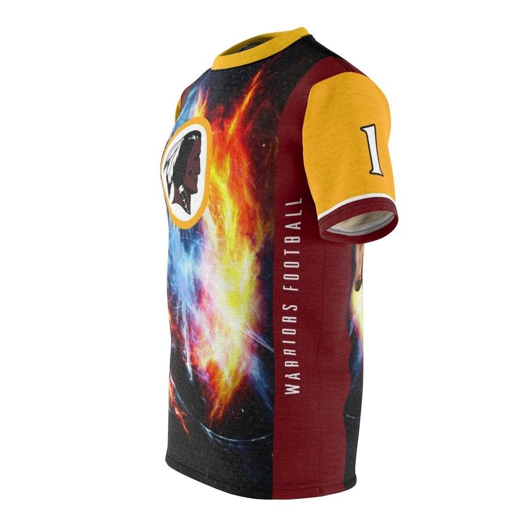 Fire & Ice - V.3 - Extreme Sportswear Cut & Sew Shirt Template-Photoshop Template - Photo Solutions