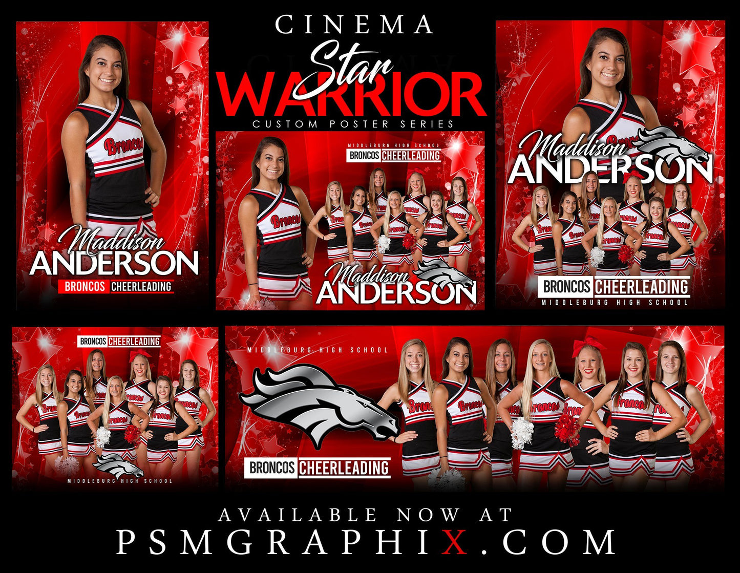 Star Warrior - Cinema Series - Full Collection-Photoshop Template - PSMGraphix