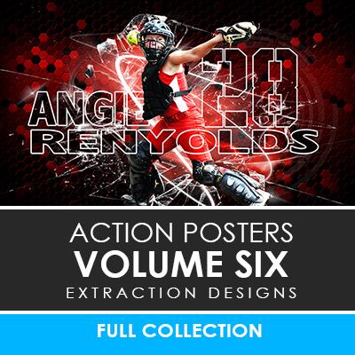 06 - Action Extraction Poster/Banner Template Set - Volume 6