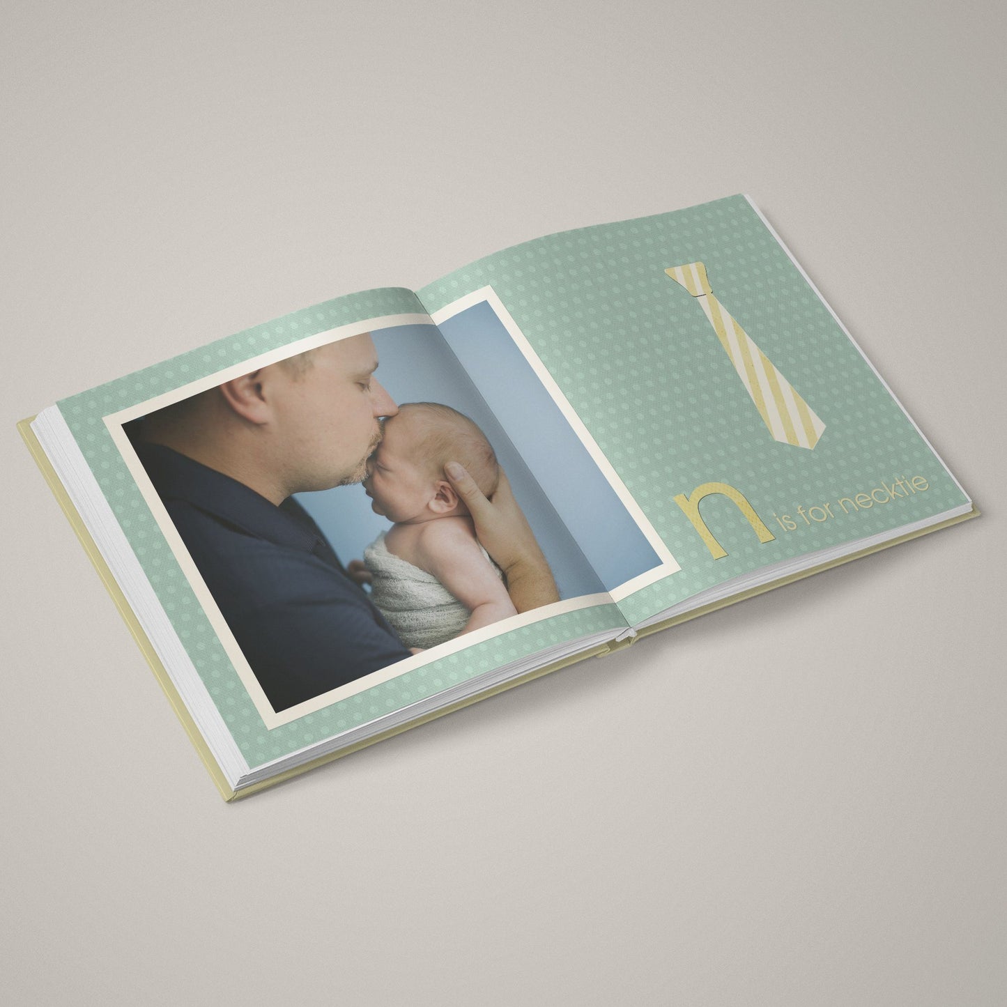 A Is For Apple - 12x12 - Album Spreads-Photoshop Template - Graphic Authority