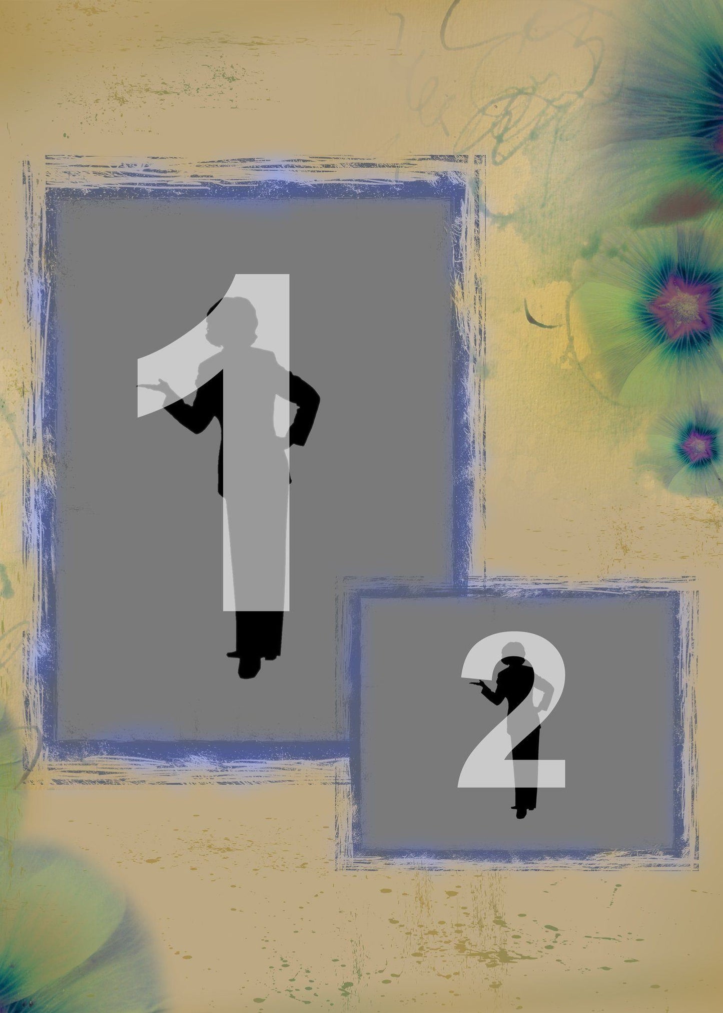 Artisan Portrait Collection - 05-B - 5"x7" Composite-Photoshop Template - Graphic Authority