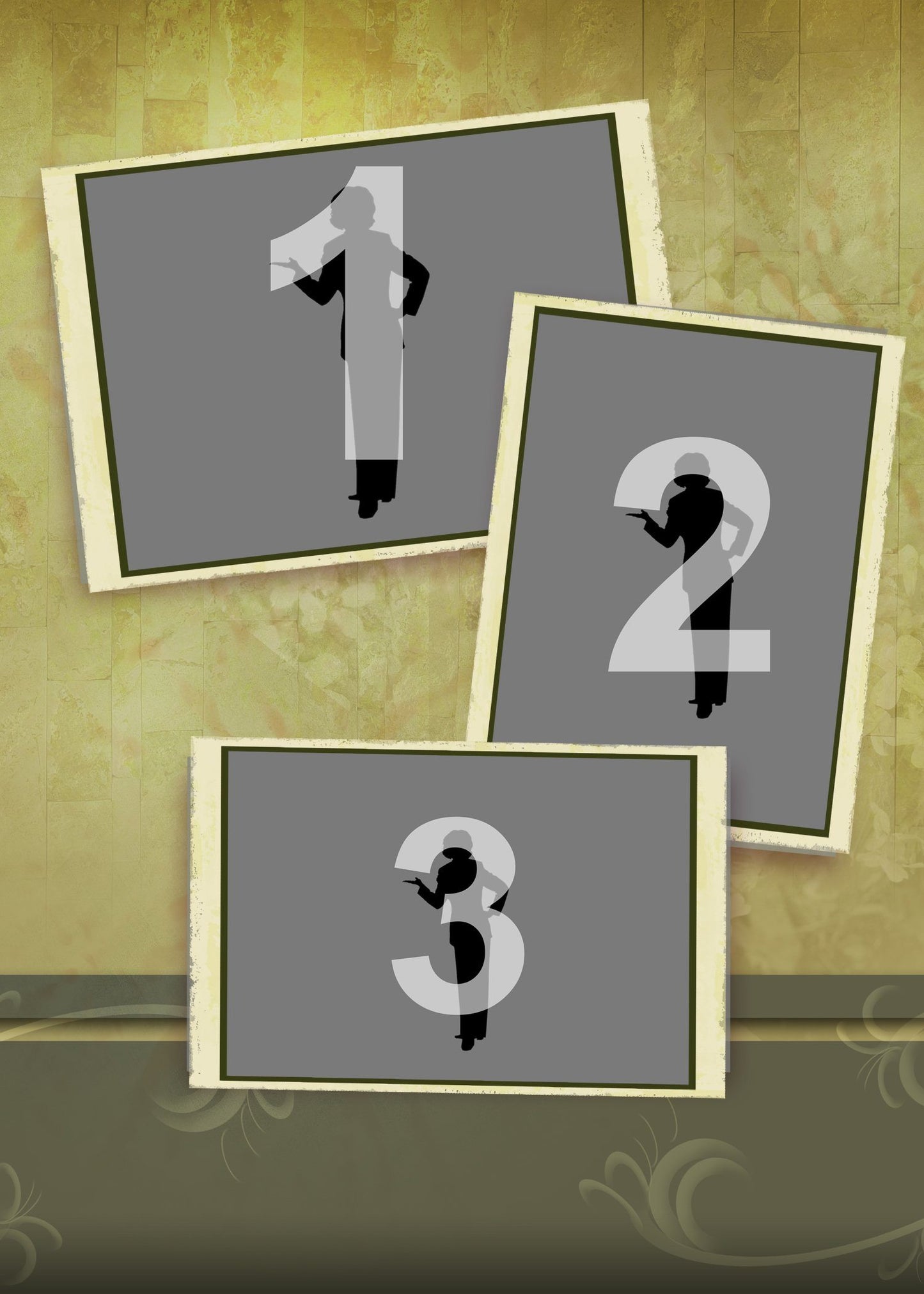 Artisan Portrait Collection - 13-B - 5"x7" Composite-Photoshop Template - Graphic Authority