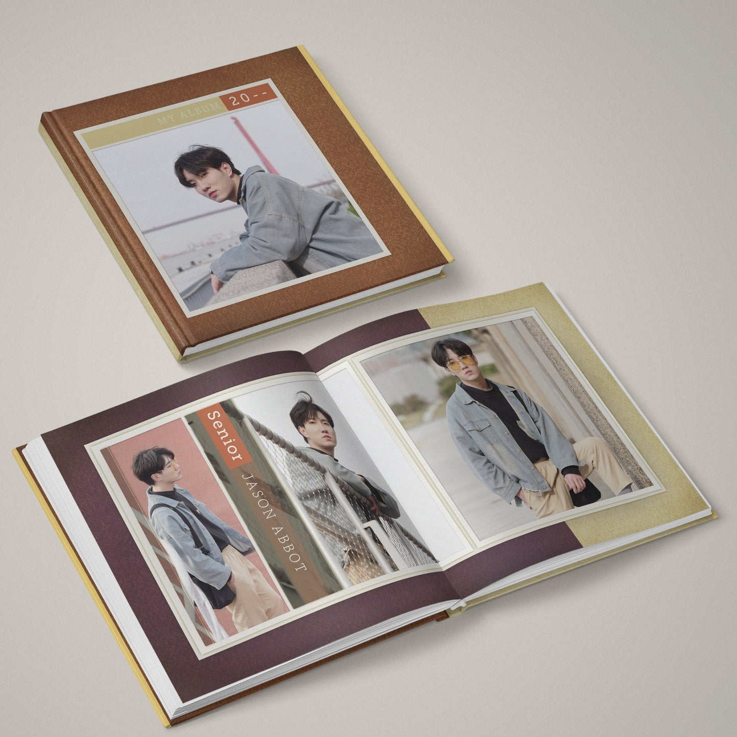 Autumn - 12x24 - Album Spreads-Photoshop Template - Graphic Authority