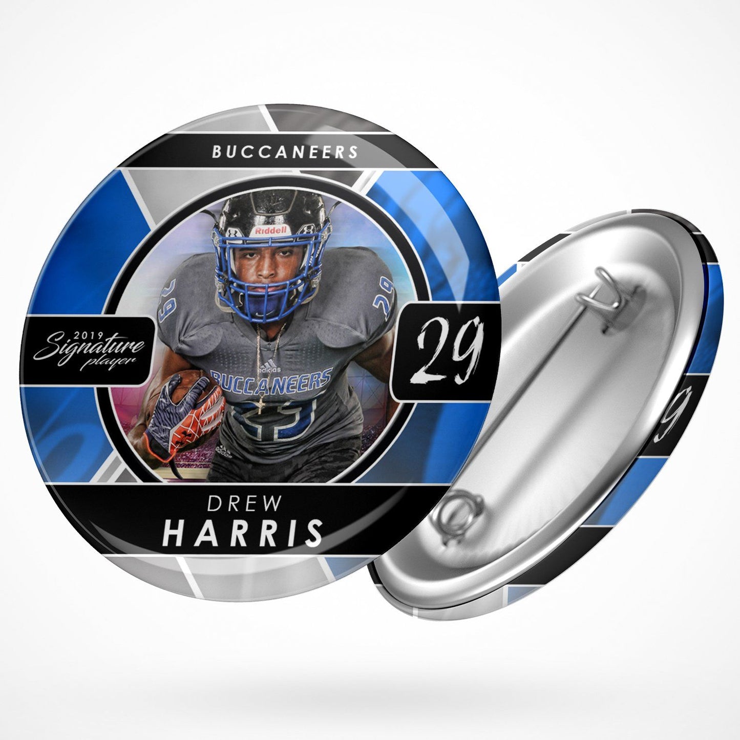 Signature Player - Football - V2 - Drop In Button Template-Photoshop Template - Photo Solutions