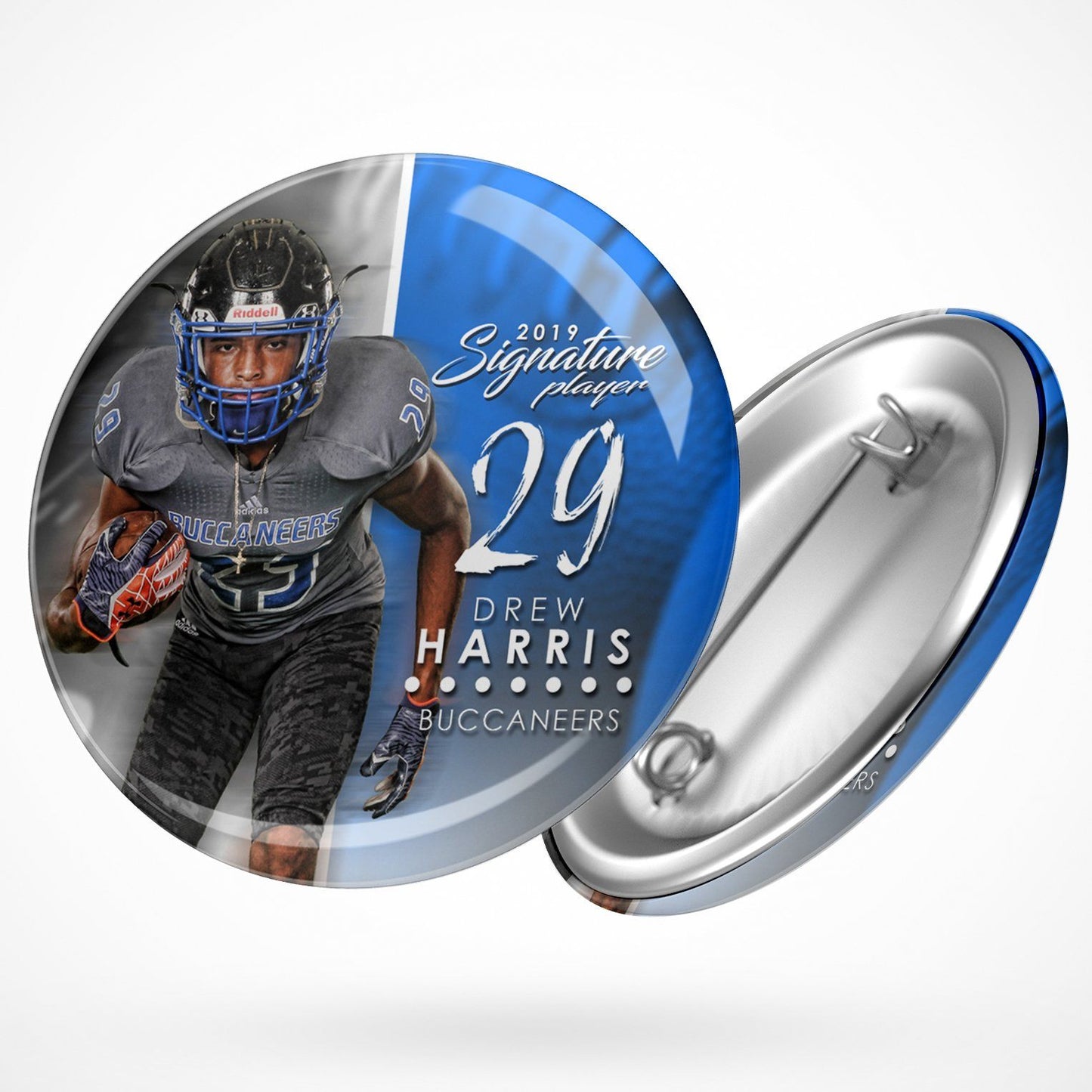 Signature Player - Football - V1 - Extraction Button Template-Photoshop Template - Photo Solutions