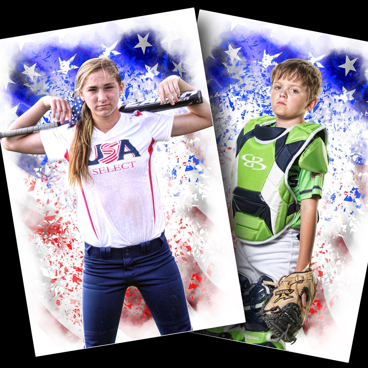 Patriot - Cinema Series - Background Replacement-Photoshop Template - PSMGraphix