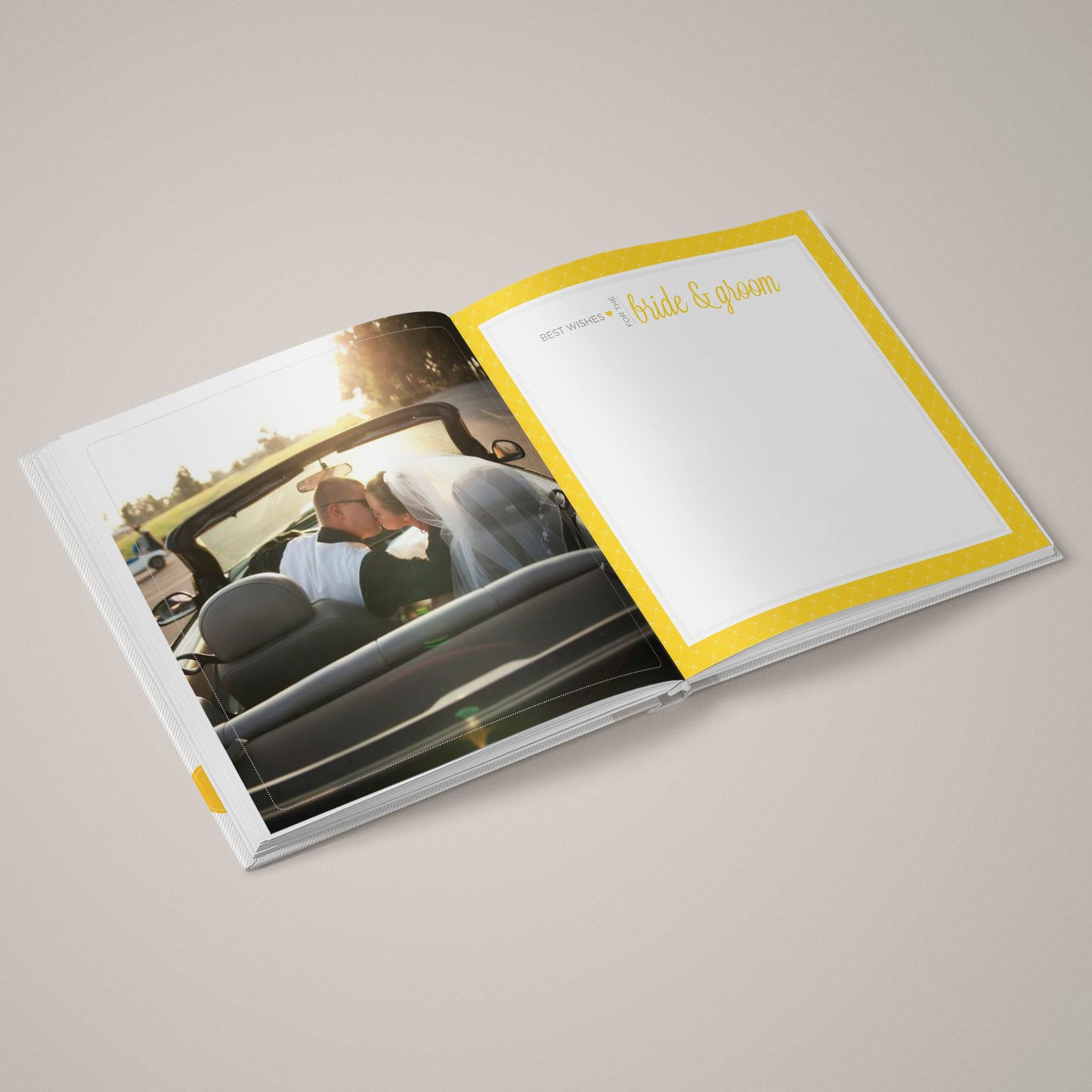 Best Wishes Black & White - 12x24 - Album Spreads-Photoshop Template - Graphic Authority