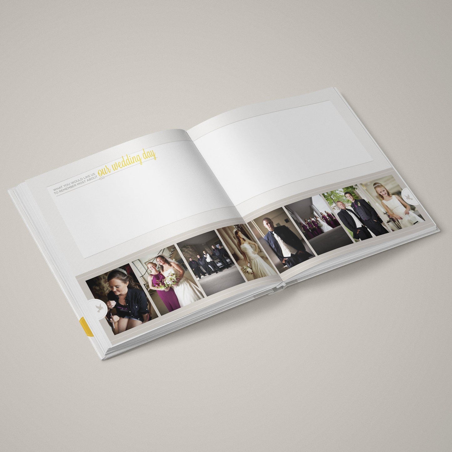 Best Wishes Black & White - 12x24 - Album Spreads-Photoshop Template - Graphic Authority