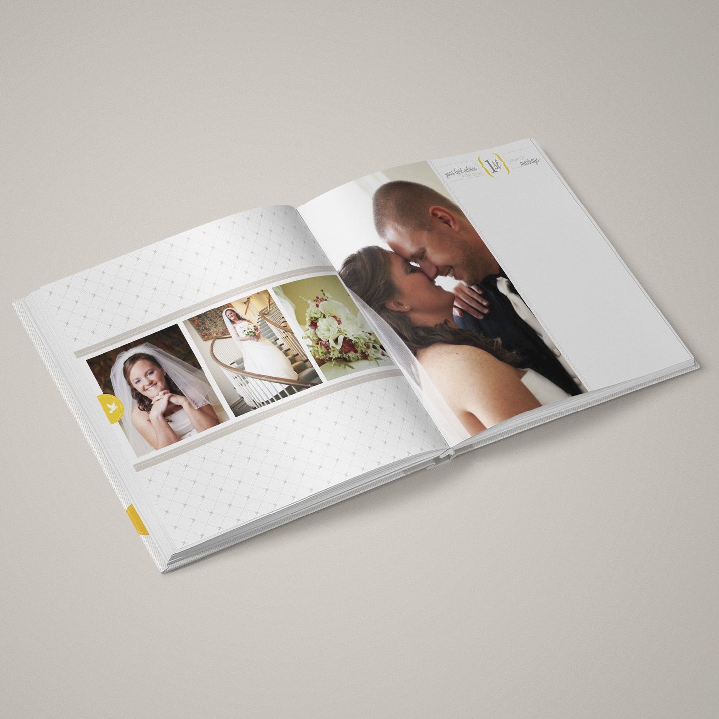 Best Wishes Black & White - 12x24 - Album Spreads-Photoshop Template - Graphic Authority