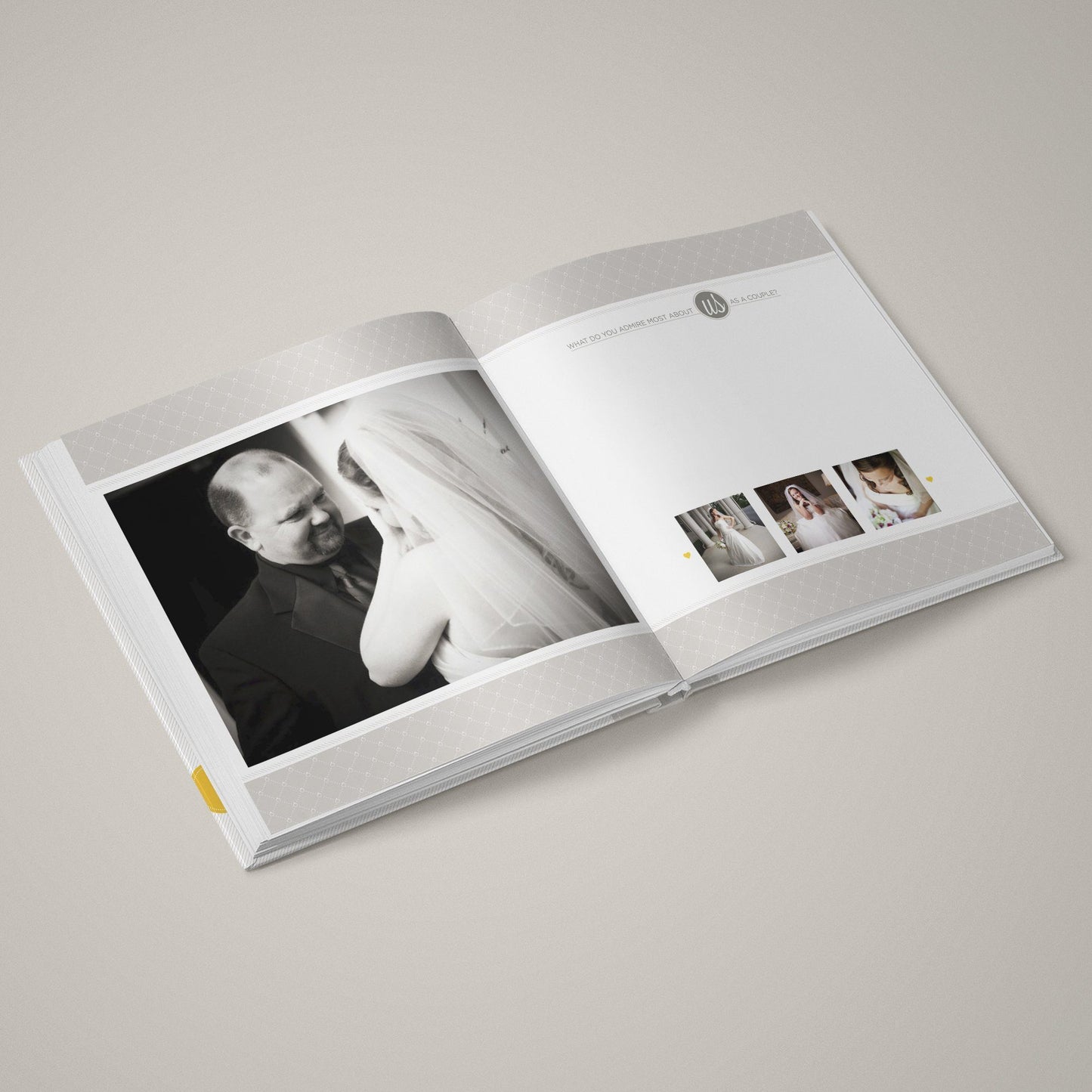 Best Wishes Black & White - 12x24 - Album Spreads-Photoshop Template - Graphic Authority