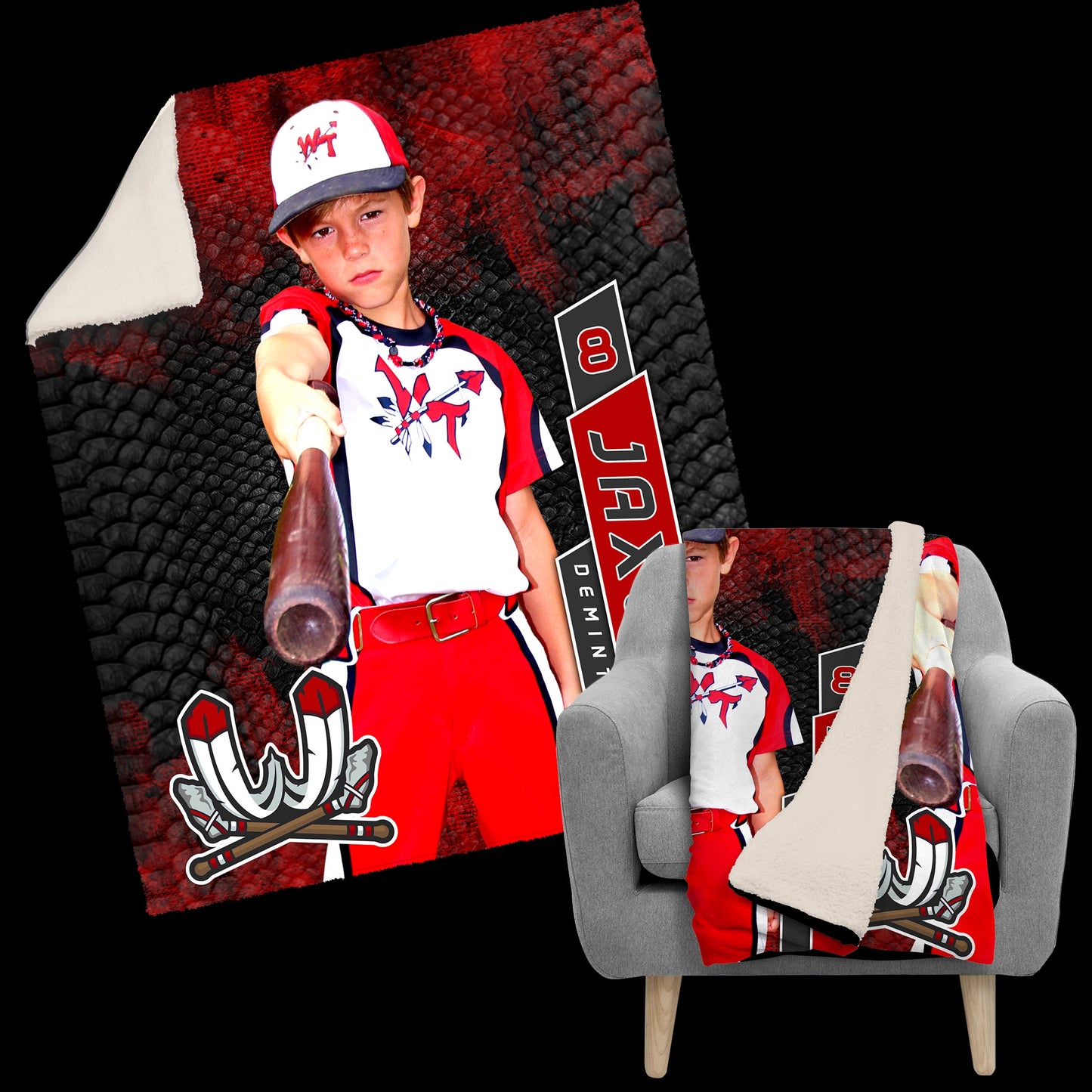 VIPER - Cinema Series - 50"x60" Blanket Template-Photoshop Template - PSMGraphix