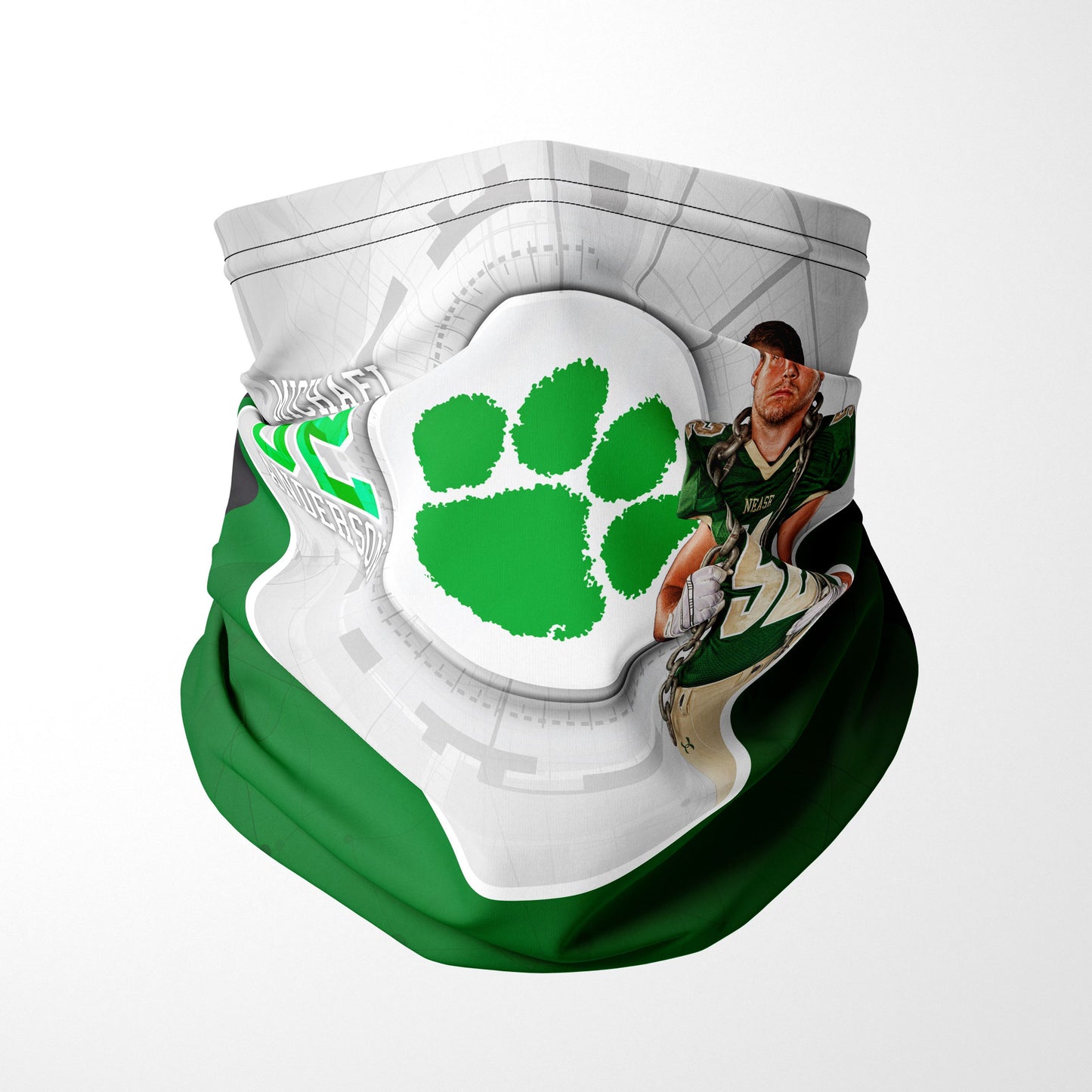 BLITZ - Neck Gaiter Template - Ramco & DDlab Compatible-Photoshop Template - PSMGraphix